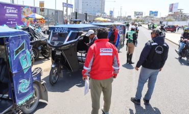 Piura: Mototaxistas informales fueron intervenidos y sus vehículos decomisados por personal municipal