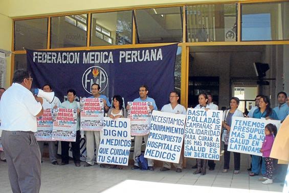 Piura: médicos del Minsa acatan desde mañana paro de 48 horas