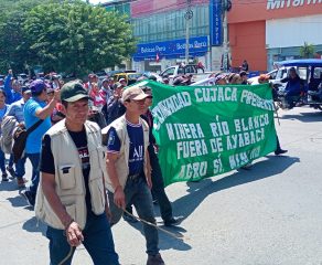 Piura: Comuneros de Ayabaca y Huancabamba marchan en rechazo a la actividad minera