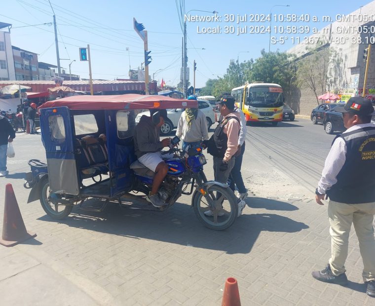 Piura: Intervienen y decomisan 28 vehículos por circular dentro del anillo vial