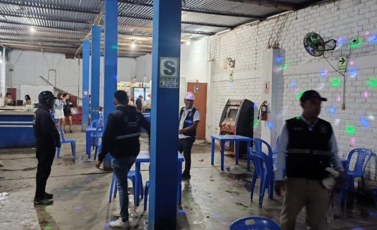 Piura: Sancionan comercios nocturnos por atender fuera del horario establecido en Tambogrande