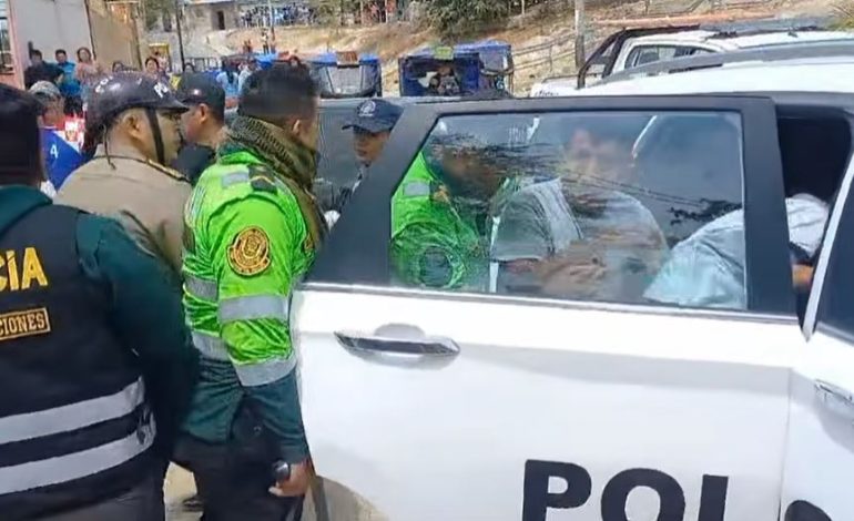 Piura: Policía interviene a menor que golpeó a un agente con un palo en la cabeza