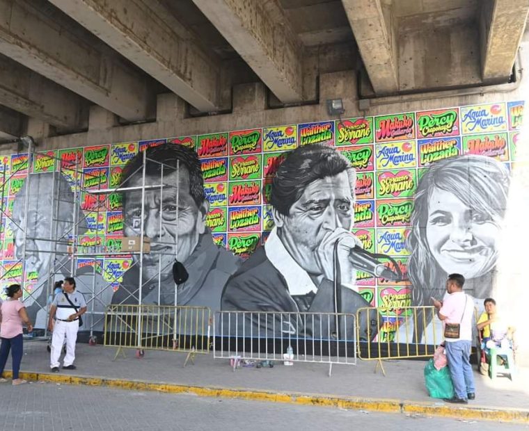 Este lunes inauguran mural de los Grandes de la Cumbia en Piura