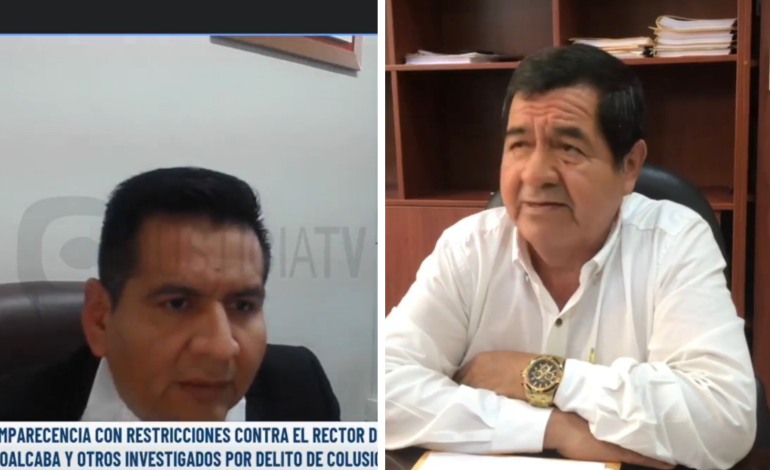 Suspenden hasta mañana audiencia de detención para rector de la UNP