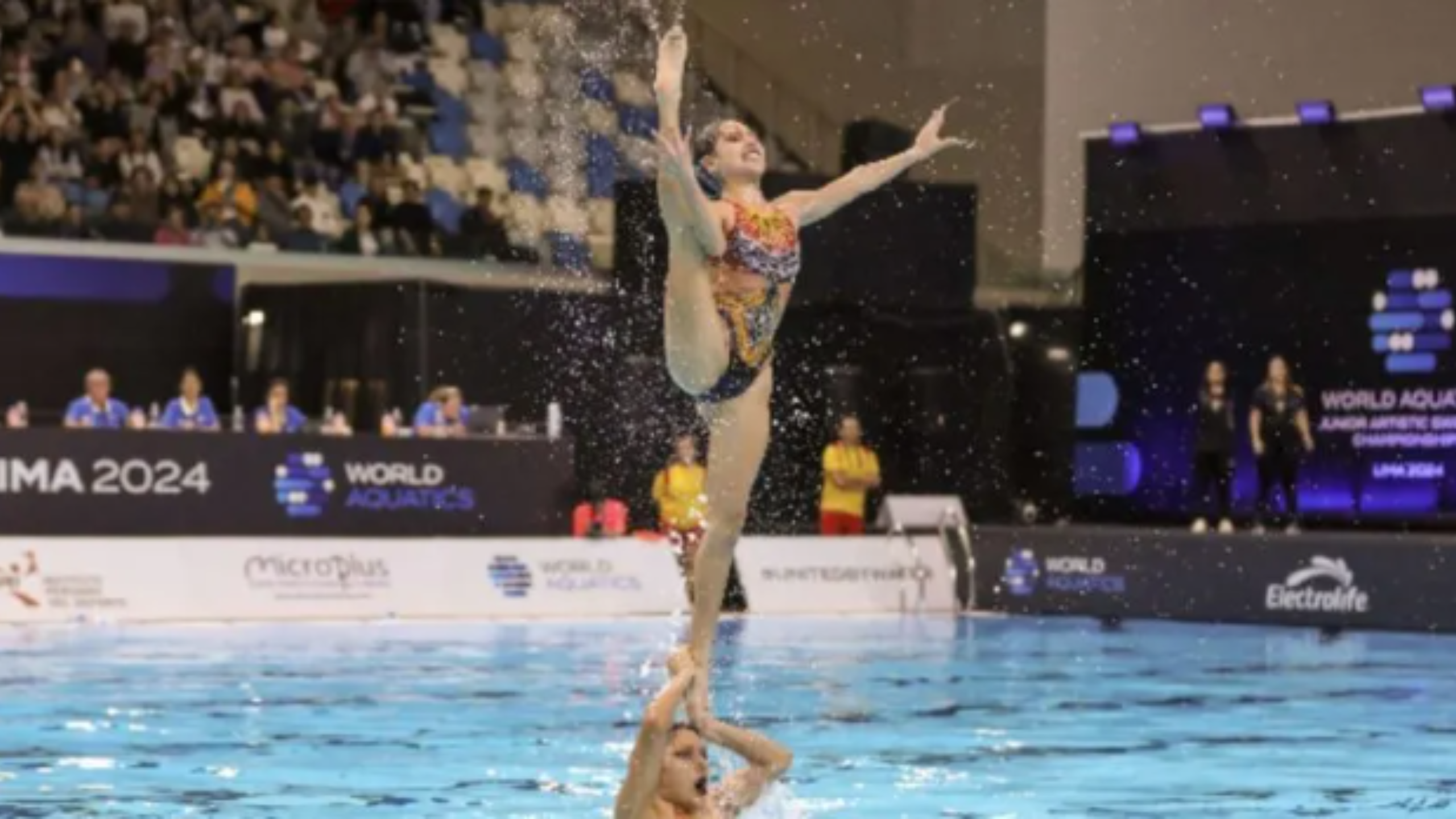 Perú clasifica a la final del Campeonato Mundial Júnior de Natación Artística Lima 2024