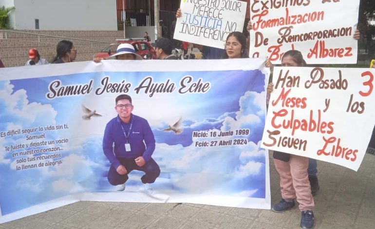 Piura: Piden que la muerte de joven sechurano no quede impune