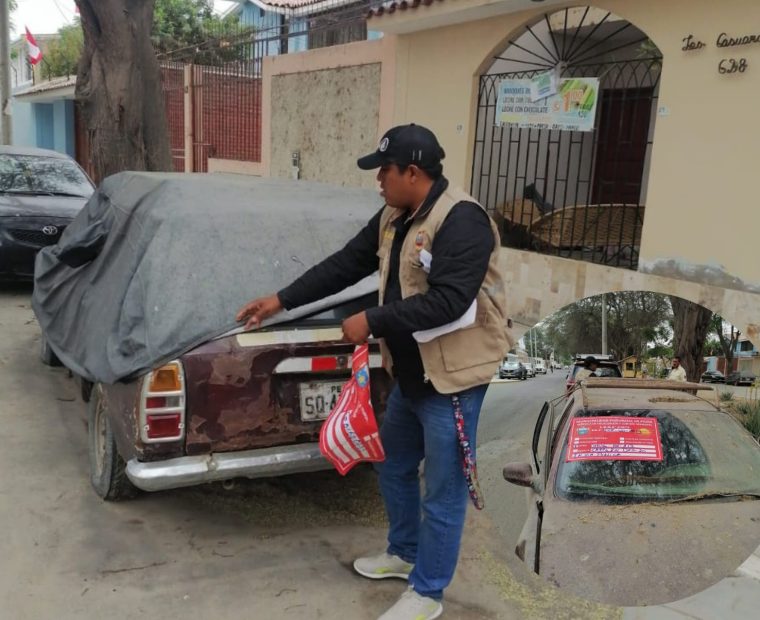 Piura: Fiscalización retira vehículos abandonados que impedían trabajos en av. Las Casuarinas