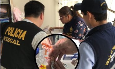 Piura: Fiscalía y PNP decomisan frascos de fentanilo o “droga zombie” en botica clandestina