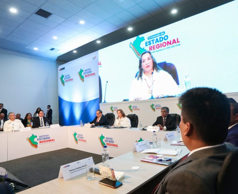 Piura será sede del próximo Consejo de Estado Regional, anuncia la presidenta Dina Boluarte