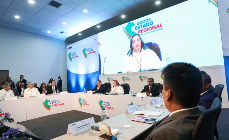 Piura será sede del próximo Consejo de Estado Regional, anuncia la presidenta Dina Boluarte