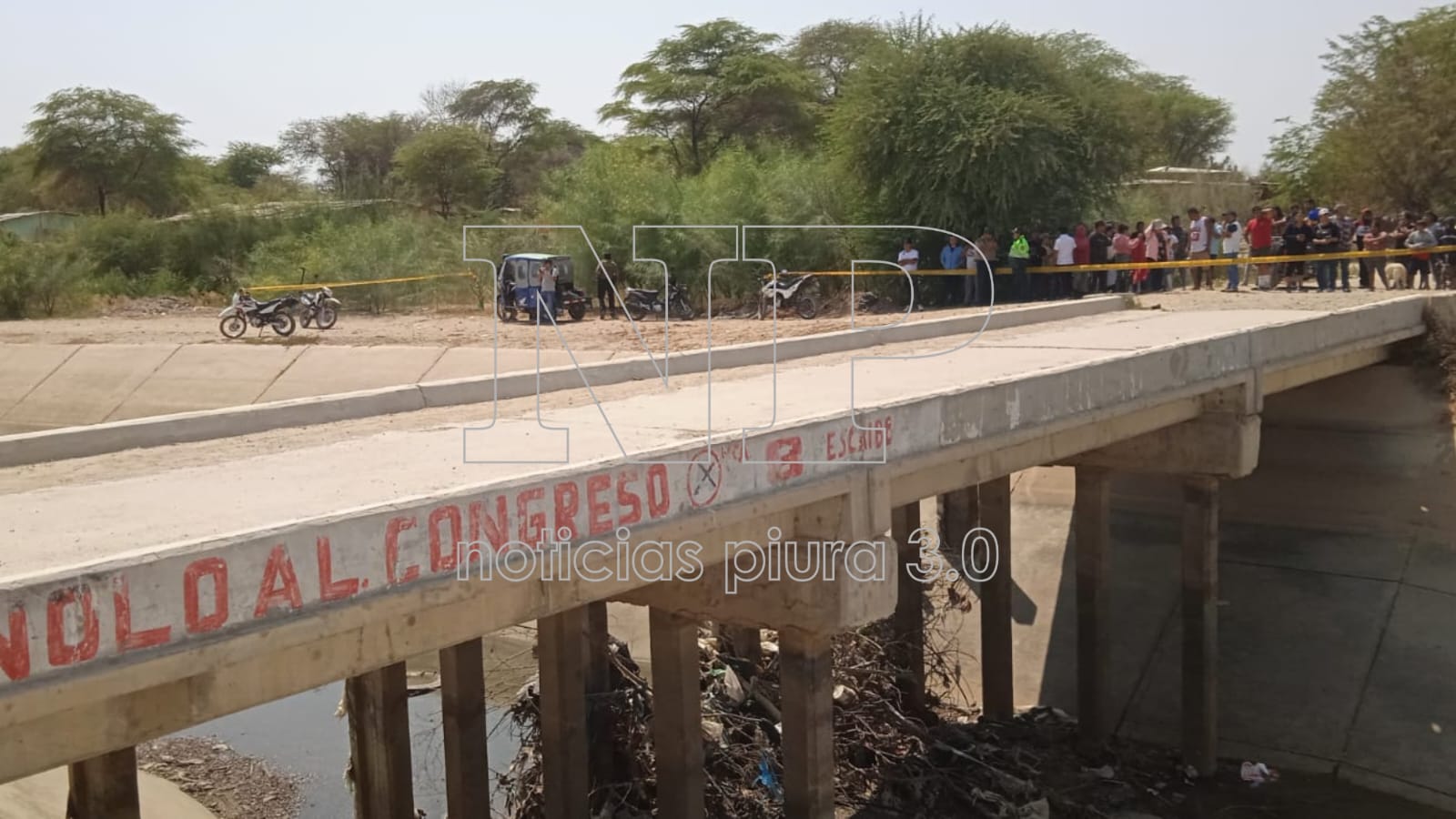 Piura: Bajo caudal en canal Biaggi Arbulú permitió ubicar cuerpo de Lucas Acuña Arellano
