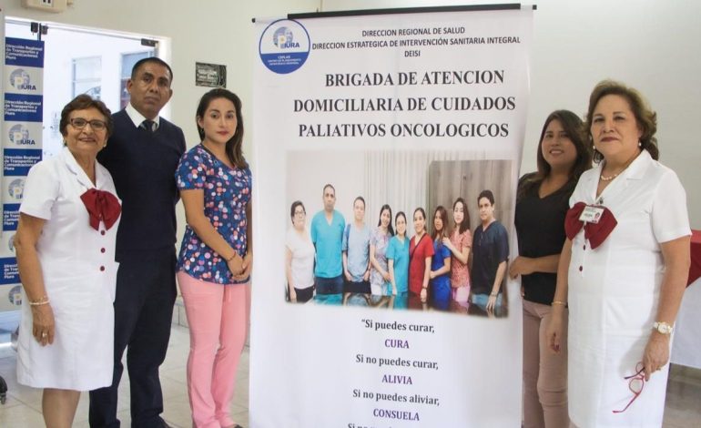 Brigadas de cuidados paliativos brindan atención médica y psicológica a pacientes con cáncer