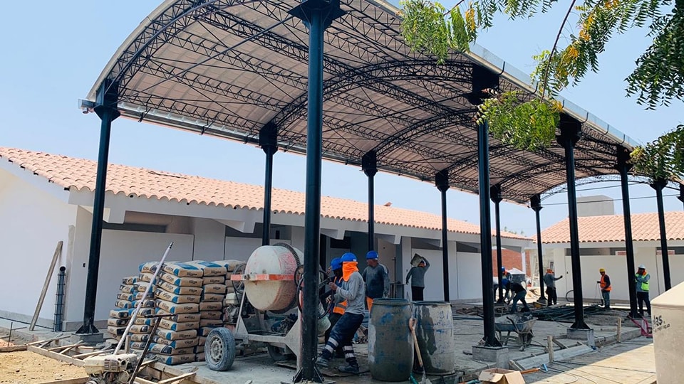 Piura: Construcción de colegio inicial en Tambogrande tiene un avance del 90%
