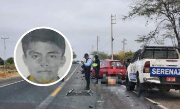 Accidente en la vía Piura-Chulucanas deja a un joven fallecido