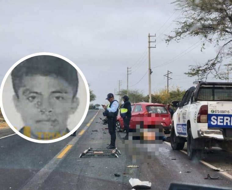 Accidente en la vía Piura-Chulucanas deja a un joven fallecido