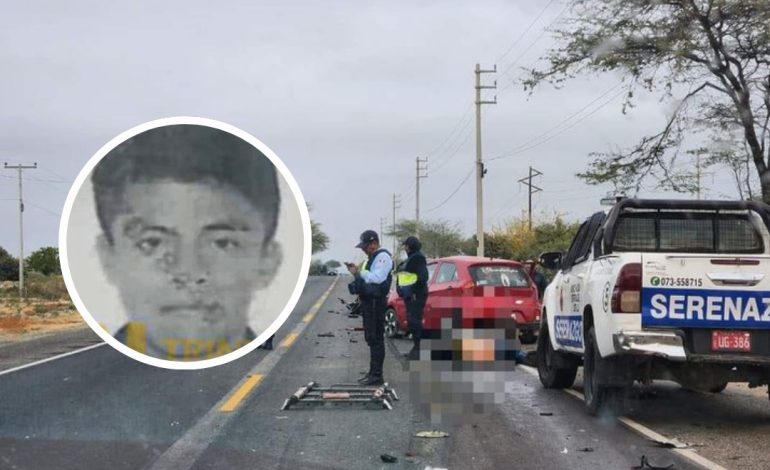 Accidente en la vía Piura-Chulucanas deja a un joven fallecido