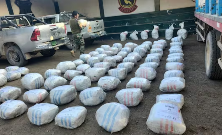 Paita: decomisan más de mil kilos de cocaína en megaoperativo