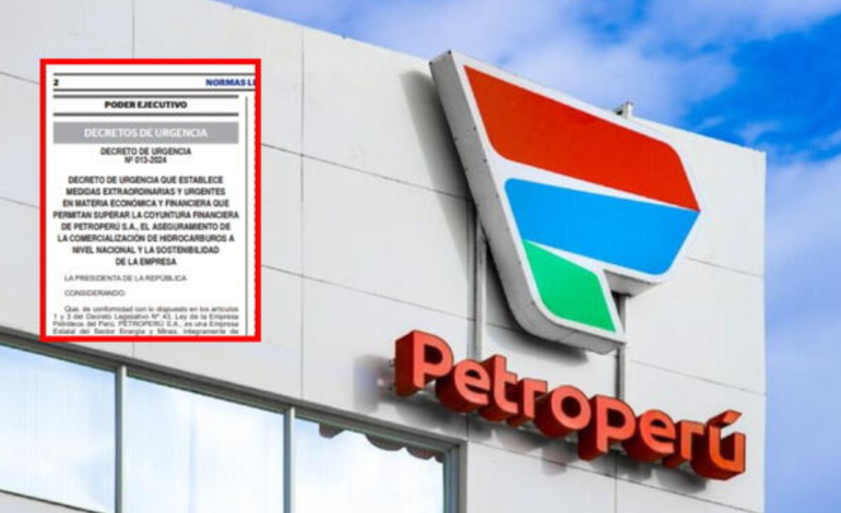 Gobierno emite nuevo decreto de urgencia: capitalizará deuda de Petroperú por US$750 millones