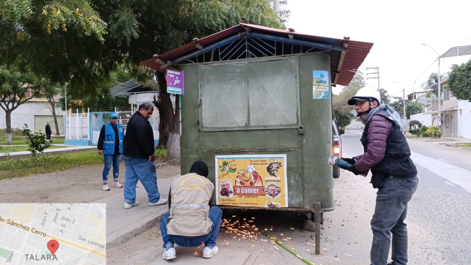 Piura: Decomisan food truck por operar sin autorización en el Parque Monterrico