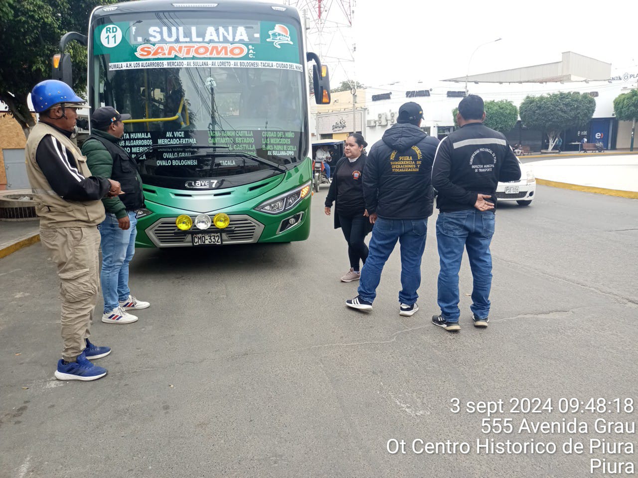 Piura: Bus realizaba transporte público utilizando nombre de empresa Santo Toribio de Mogrovejo