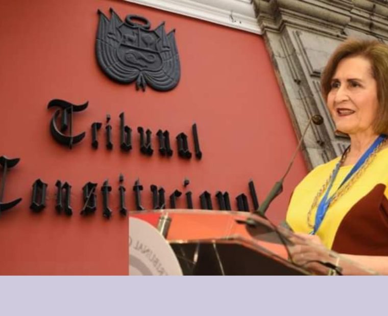 TC: Luz Pacheco es designada como nueva presidenta del Tribunal Constitucional