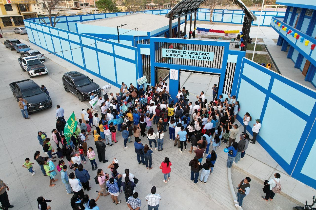 Piura: Moderno CEBA N° 17 ya está disponible para la población del A.H El Indio
