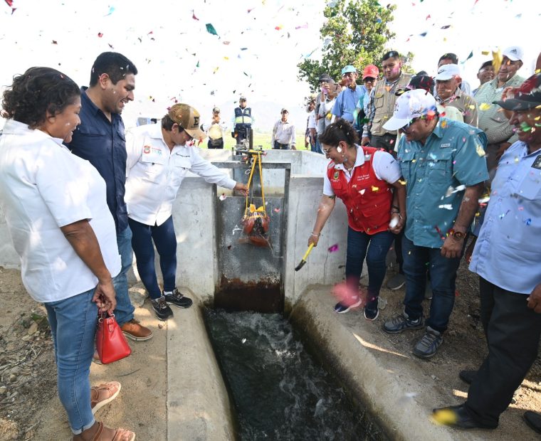 Piura: inauguran canal de irrigación en San Lorenzo para beneficiar 350 hectáreas de cultivos