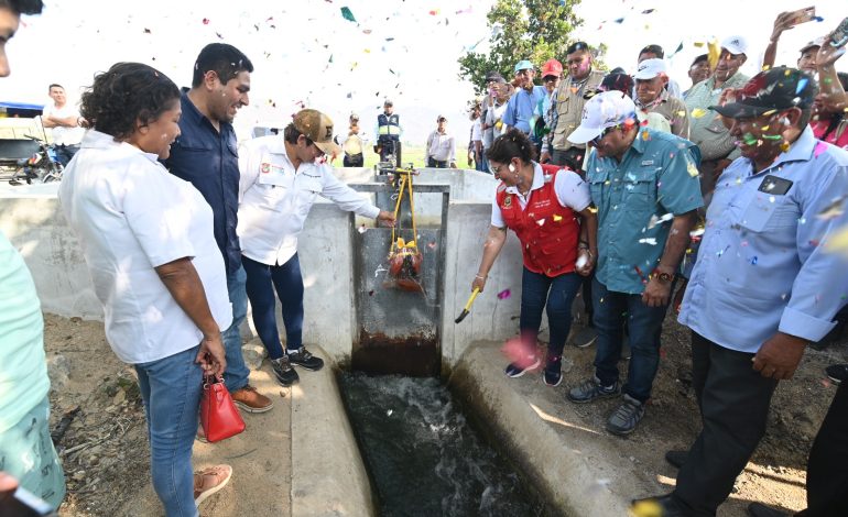 Piura: inauguran canal de irrigación en San Lorenzo para beneficiar 350 hectáreas de cultivos