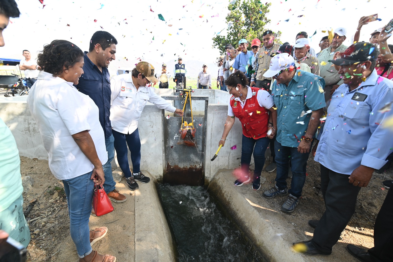 Piura: inauguran canal de irrigación en San Lorenzo para beneficiar 350 hectáreas de cultivos