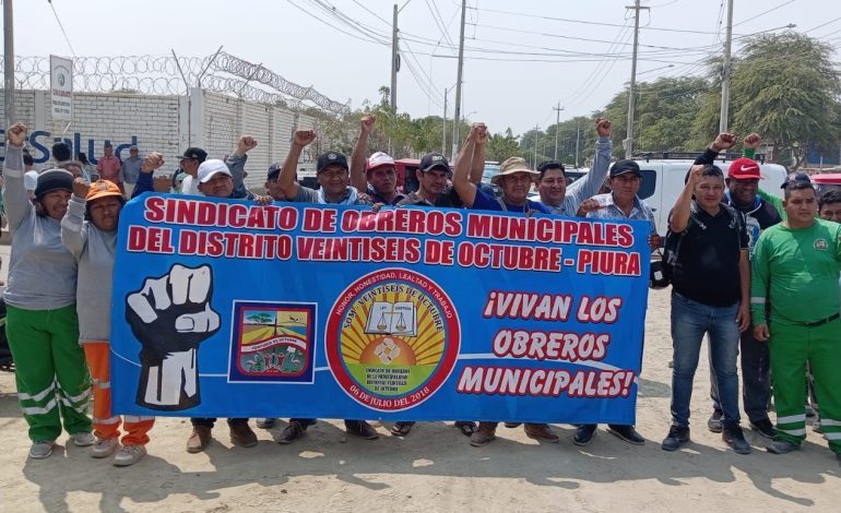 Trabajadores ediles de Veintiséis de Octubre exigen material de trabajo a la comuna