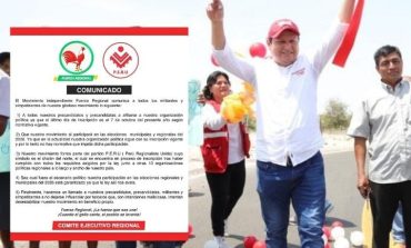 Piura: Fuerza Regional confirma su participación en las próximas elecciones