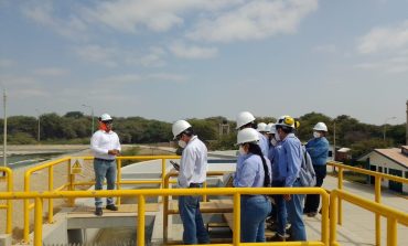 Alumnos de la Universidad Nacional de Piura realizan visita a PTAR San Martín