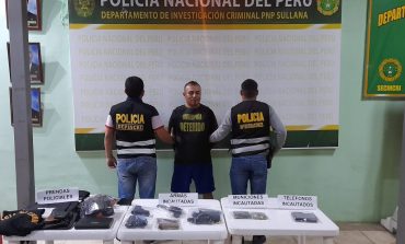 Piura: Incautan armamento que sería utilizado para asesinar y extorsionar a empresarios de Sullana