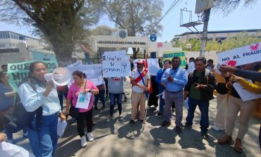 Piura: Postulantes excluidos de la lista de ingresantes protestan en la UNP