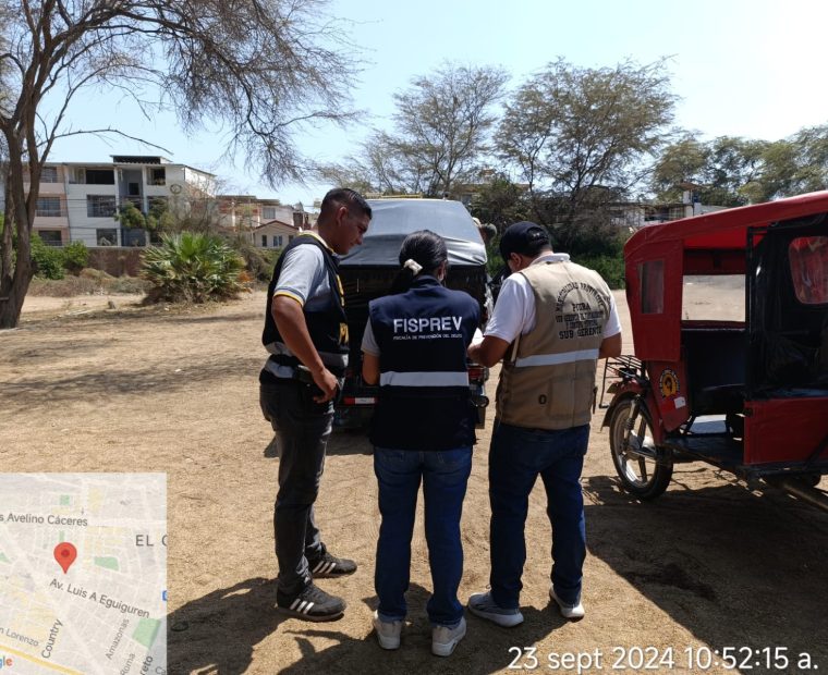 Piura: Recuperan mototaxi robada en cochera cerca del complejo de mercados