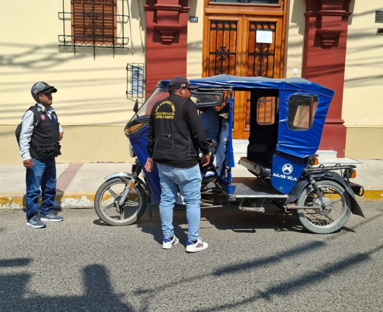 Piura: En guerra al transporte informal se intervinieron más de 20 mototaxis