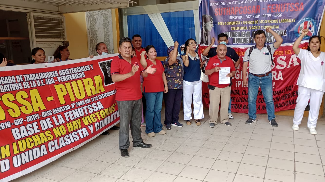 Piura: Fenutssa amenaza con huelga indefinida en todos los establecimientos de salud