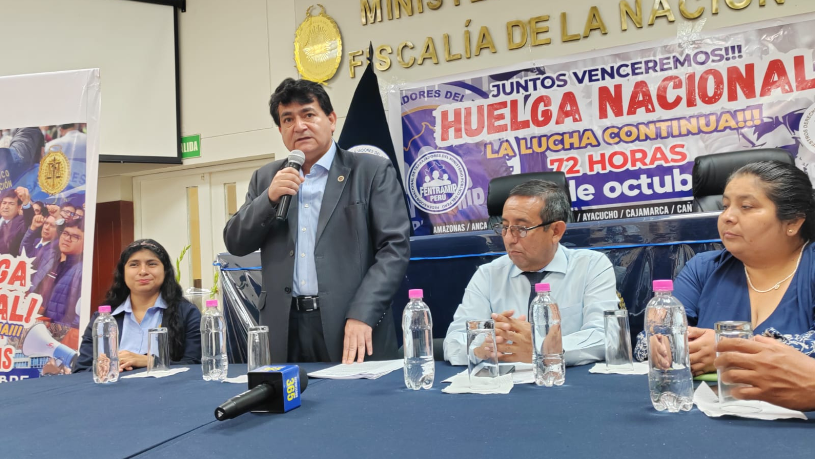 Trabajadores del Ministerio Público anuncian huelga nacional de 72 horas por demandas salariales