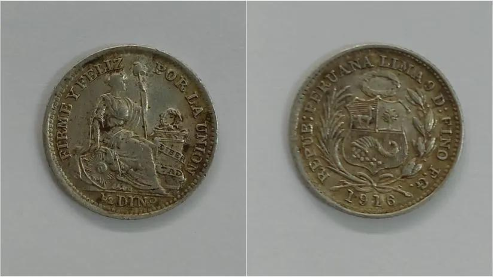 Recuperan dos monedas acuñadas a inicios del siglo XX pertenecientes al patrimonio del Perú