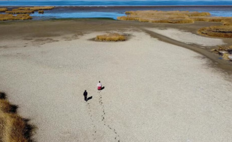 Puno: peligroso descenso del Lago Titicaca obliga a las autoridades a reconstruir los muelles lejos de la orilla