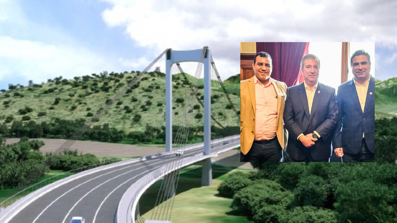 Firman convenio para la construcción del Puente Carrasquillo en Alto Piura