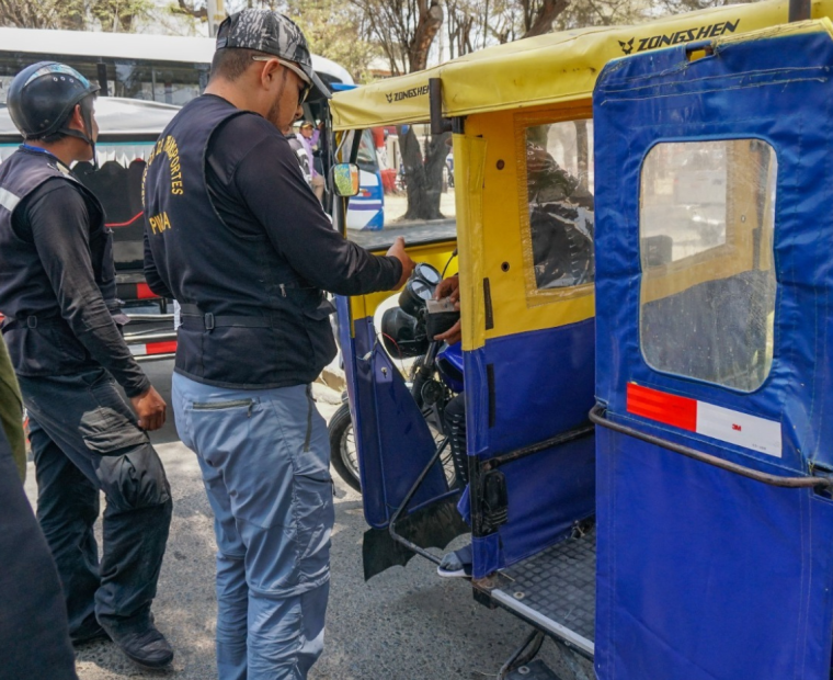 Municipalidad de Piura interviene 26 mototaxis informales en operativo sorpresa