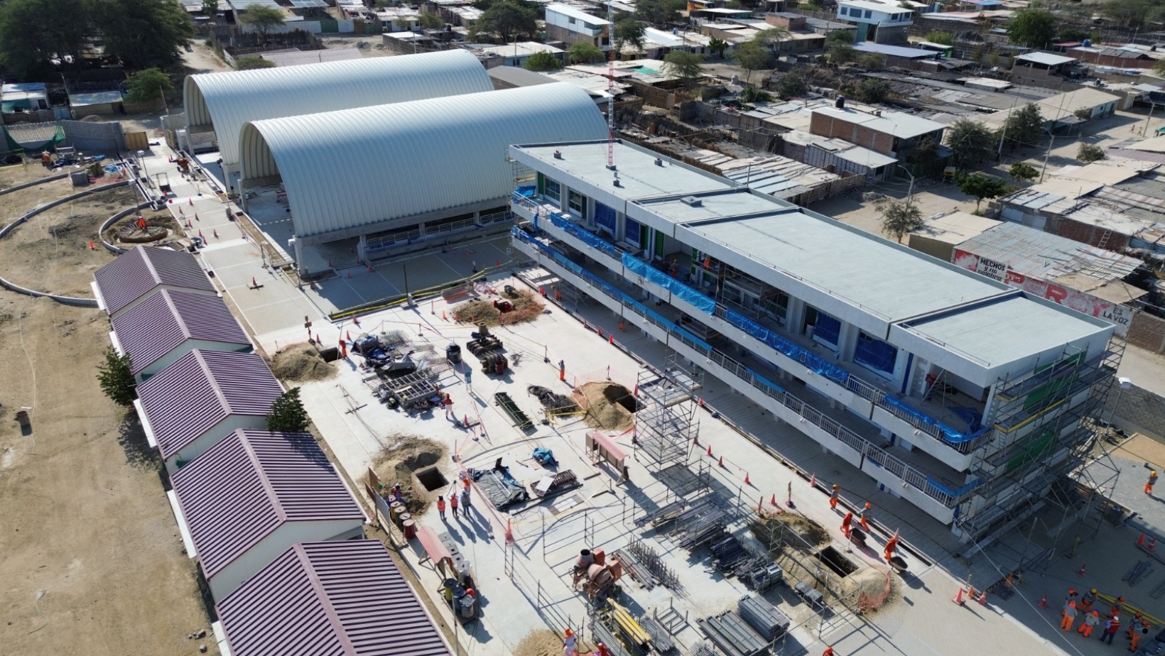 La Unión: construcción de la I.E Nuestra Señora de las Mercedes tiene un avance de 87%