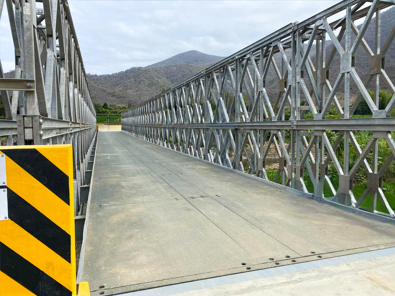 MTC instaló puente modular para recuperar el tránsito en Piura