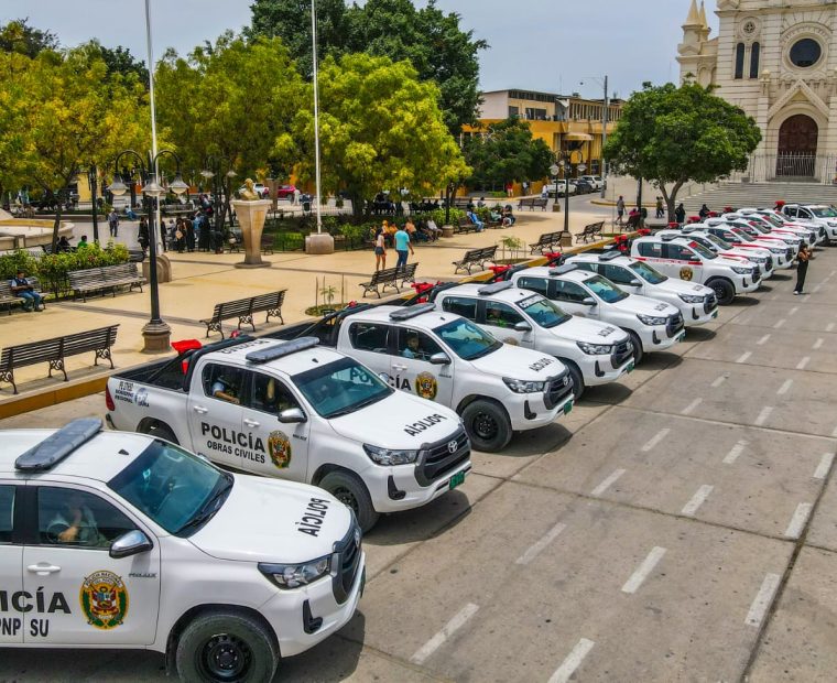 Piura: Destinan 16 patrulleros a dependencias policiales de Sullana