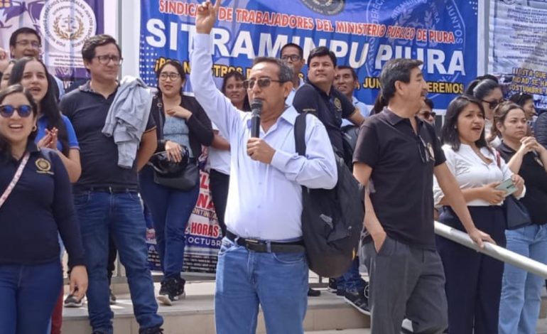 Piura: Trabajadores del Ministerio Público inician un paro nacional de 72 horas