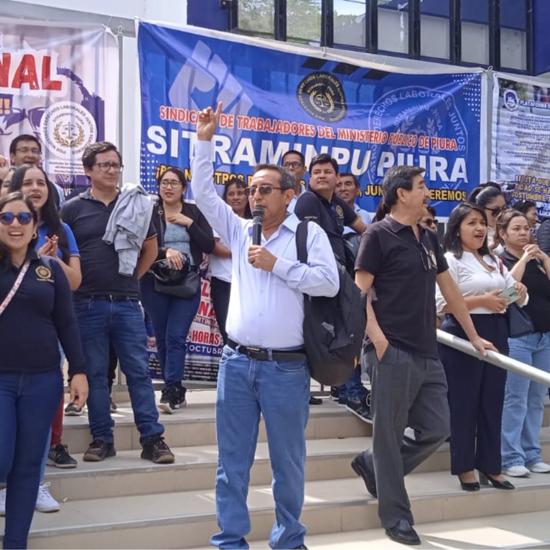 Piura: Trabajadores del Ministerio Público inician un paro nacional de 72 horas