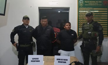 Piura: Detienen a serenos de Veintiséis de Octubre con arma de fuego