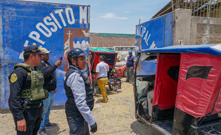 Piura: Decomisan vehículos que infringen normas viales en la ciudad