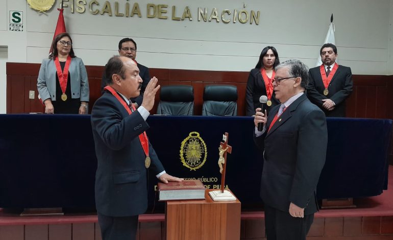 Piura: Juramenta nuevo presidente de la Junta de Fiscales Superiores de